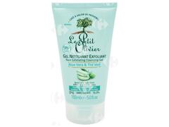 Gel nettoyant exfoliant Aloe Vera Thé Vert Le Petit Olivier 150ml