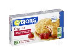 Biscuits Fourrés Framboise Bio Bjorg 175g