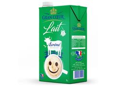 Lait UHT Ecrémé Gran Coeur 1L.