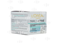 Crème Jour Peaux Normales à Mixtes Triple Active L'Oréal Paris 50ml