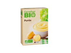 Purée Nature Carrefour BIO 2 unités de 125g.