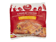 Pain au Chocolat Beurre Carrefour 6X75g