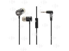 Écouteurs avec Fil Micro Noir Poss