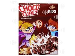 Céréales Chocolat Choco Curlz Carrefour Kids 375g