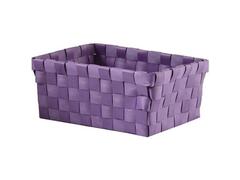 Panier de Rangement Violet MSV 19x14x8cm
