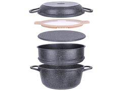Batterie de Cuisine Compacte Céramique Pro Kasa 5 pièces