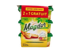 Pack Margarine Magdor 225g 3 unités