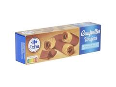 Gaufrettes Chocolat au Lait Carrefour Extra 125g