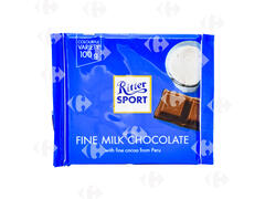 Tablette de Chocolat au Lait Ritter Sport 100g