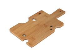 Planche de Service Rectangulaire en Bambou FSC avec Poignées 29x15 cm