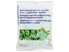 Bonbons aux Arômes Naturels d'Eucalyptus et de Menthe Carrefour Blanc 240g