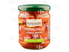 Poivrons Grillés à l'Huile Bio Organica Italia 190g.