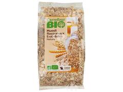 Muesli Aux 5 Céréales Carrefour Bio 500g