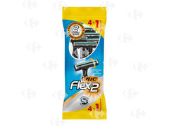 Pack Rasoir Flex 2 Bic 4 unités + 1 Gratuit