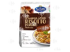 Riz Risotto Carnaroli aux Champignons sans Gluten Scotti 210g