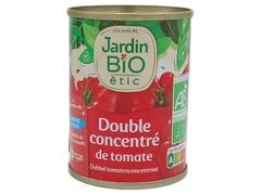 Conserve de Double Concentré de Tomate Jardin Bio 140g.