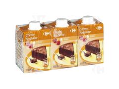 Crème Anglaise Carrefour 3x20cl