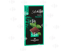 Tablette de Chocolat Noir Saveur Menthe Carrefour Sélection 100g