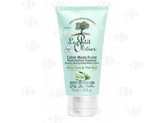 Crème Mains Fluide Aloe Vera & Thé Vert Hydratation Express Peaux Normales à Sèches Le Petit Olivier 75ml.