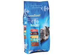 Croquettes au Bœuf, Foie et aux Légumes pour Chats Adultes Carrefour 2kg