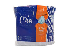 Serviettes Hygiéniques Ultra Fines Nuit Mia 7 unités