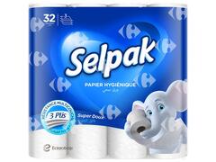 Papier Hygiénique 3 Plis Super Soft Selpak 32 rouleaux