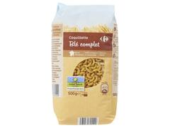 Pâtes Coquillette Blé Complet Carrefour 500g.