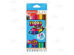 Crayons de couleurs Color Peps Duo Maped 12 unités.