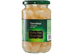Bocal en Verre Oignons Extra Fins Carrefour 330g