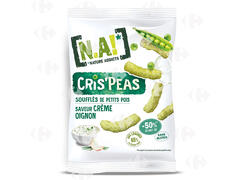 Chips Crisp Peas Cream Onion Nature Addict 50g