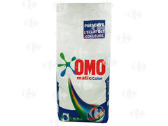 Détergent en Poudre Lessive Couleurs Omo Matic 6,5 kg