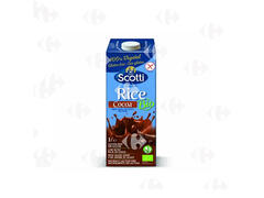 Boisson de Riz avec Cacao Bio sans Gluten Scotti 1L.