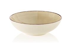 Assiette Creuse Beige Evora Kasa 18cm