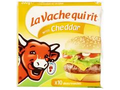 Fromage en Tranches Cheddar La Vache Qui Rit 10 tranches 200g