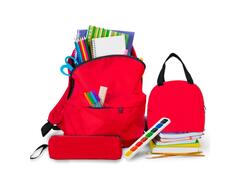 Pack Sac à Dos avec Lunch Bag et Trousse + Fournitures