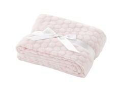 Couverture Rose 100% Polyctère de Naf Naf 80x110 cm