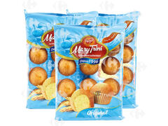 Lot de 2 Madeleines Nature Mary Trini 250g + 3ème Gratuite.