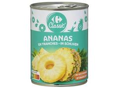 Fruits au Sirop Ananas en Tranches Carrefour 340g