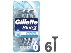 Rasoirs Jetables Blue 3 Ice Gillette 6 unités.