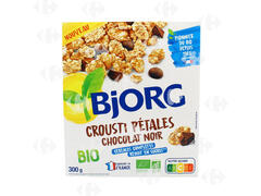 Céréales Crousti Pétales Chocolat Noir Bio Bjorg 300g