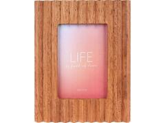 Cadre Photo Bois Ondulé Kasa 13x18cm