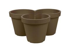 Pot Rond Crème Empilable 44cm.