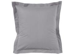 Taie d'Oreiller Gris Clair 100% Coton Tex Home 65x65cm