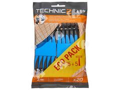 Rasoirs Jetables 2 Lames Max Tech Carrefour 20 unités