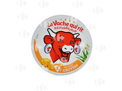 Fromage Fondu Goût Gruyère La Vache Qui Rit 8 pièces.