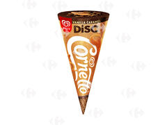 Cornet Glace Vanille et Caramel disc Cornetto 125ml