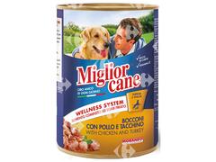 Boulettes Poulet Dinde pour Chien Miglior Cane 405g