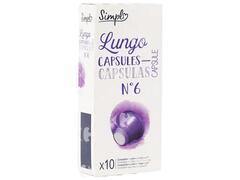 Café en Capsules Lungo Equilibré Carrefour N6x10