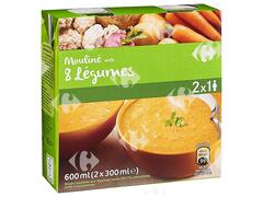 Soupe Moulinée aux 8 Légumes Carrefour 2x30cl