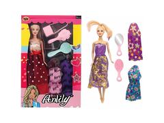 Poupée avec 2 Robes Anlily 33x22x6,5cm